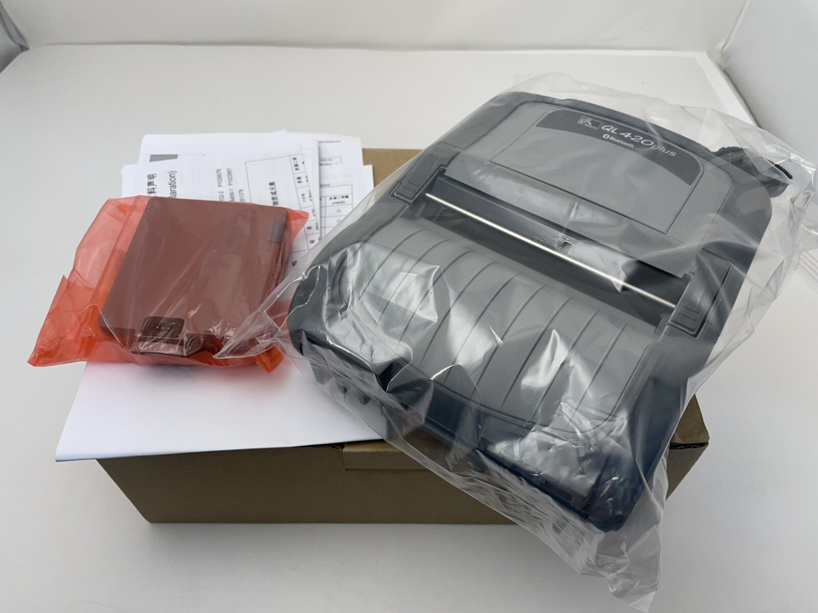 Zebra QL420 Plus Mobile Thermal Barcode and Label 4" Printer WiFi New