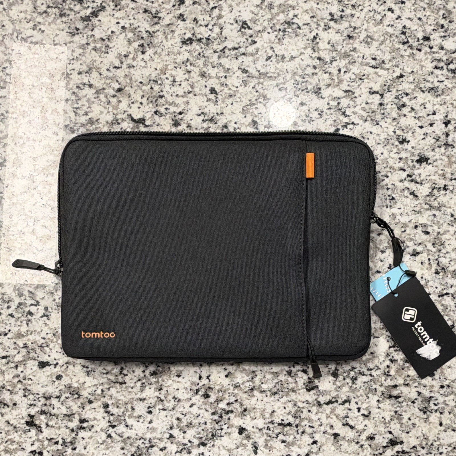 NWT tomtoc Defender-A13 360° Protective Laptop Sleeve Case Black polyester