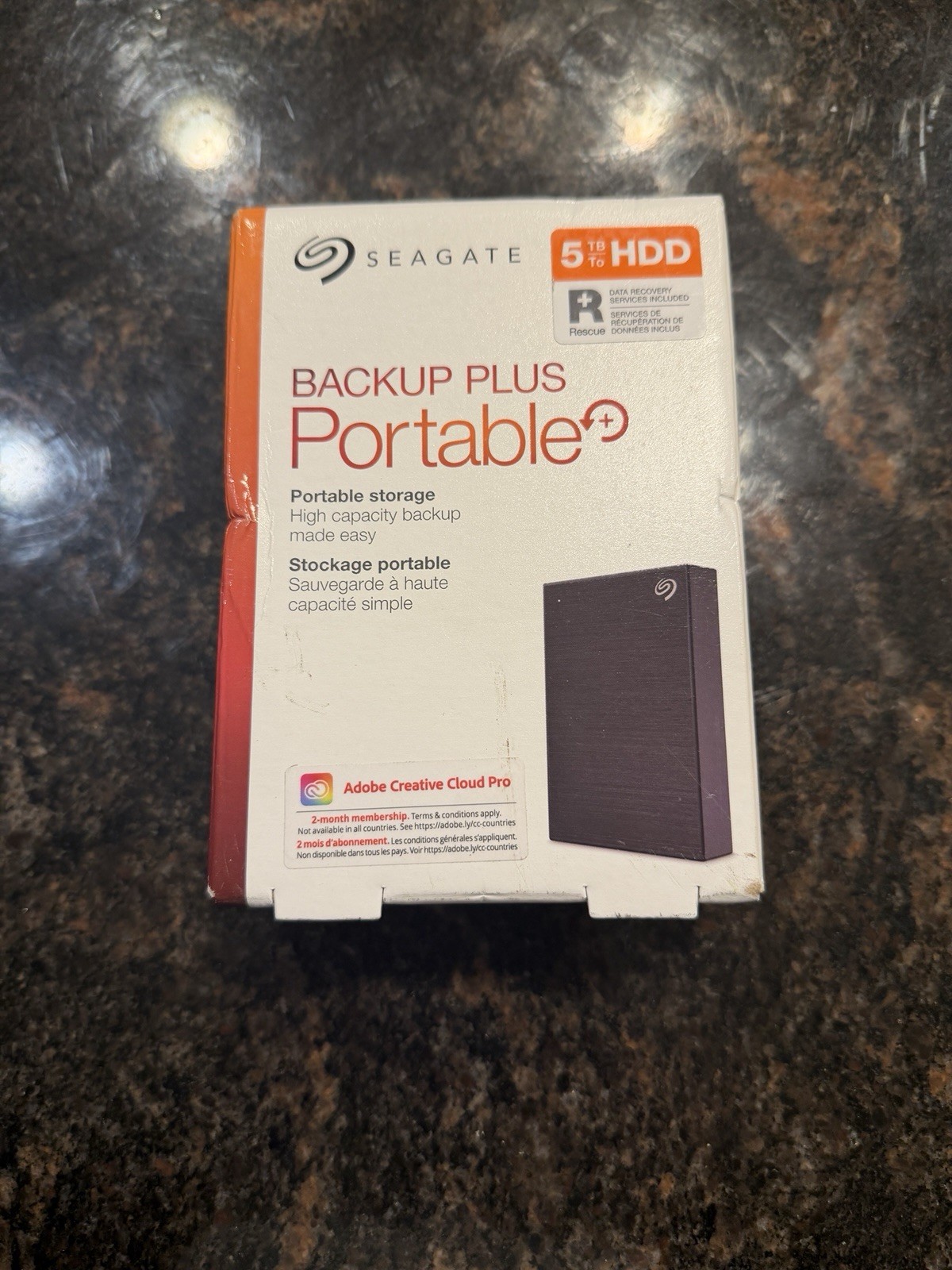 Seagate Backup Plus Portable 5TB HDD Storage STHP5000400