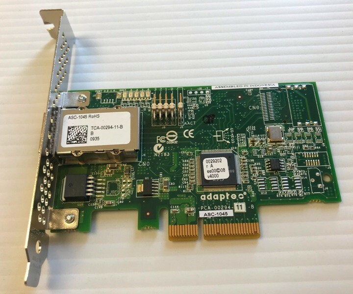 ASC-1045 ADAPTEC PCI-EXPRESS SAS RAID CONTROLLER CARD Standard Bracket