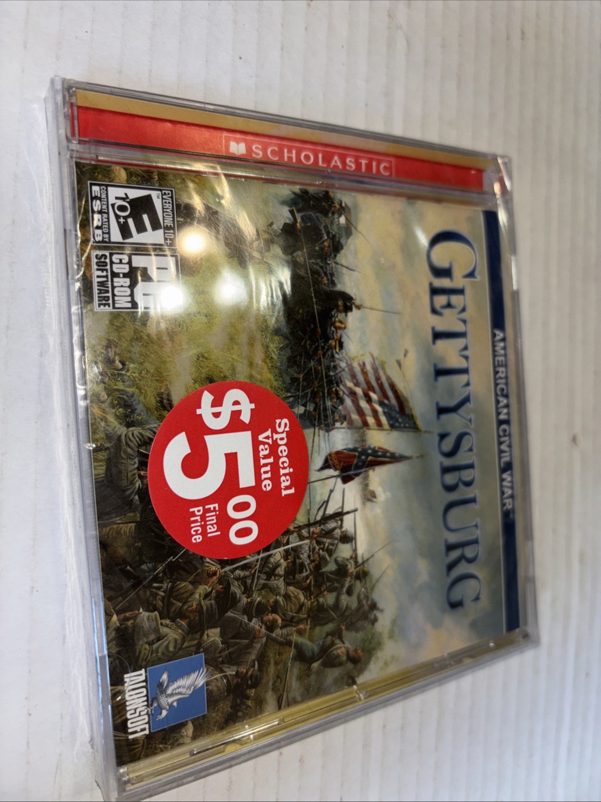 Scholastic American Civil War: Gettysburg PC CD-ROM SEALED