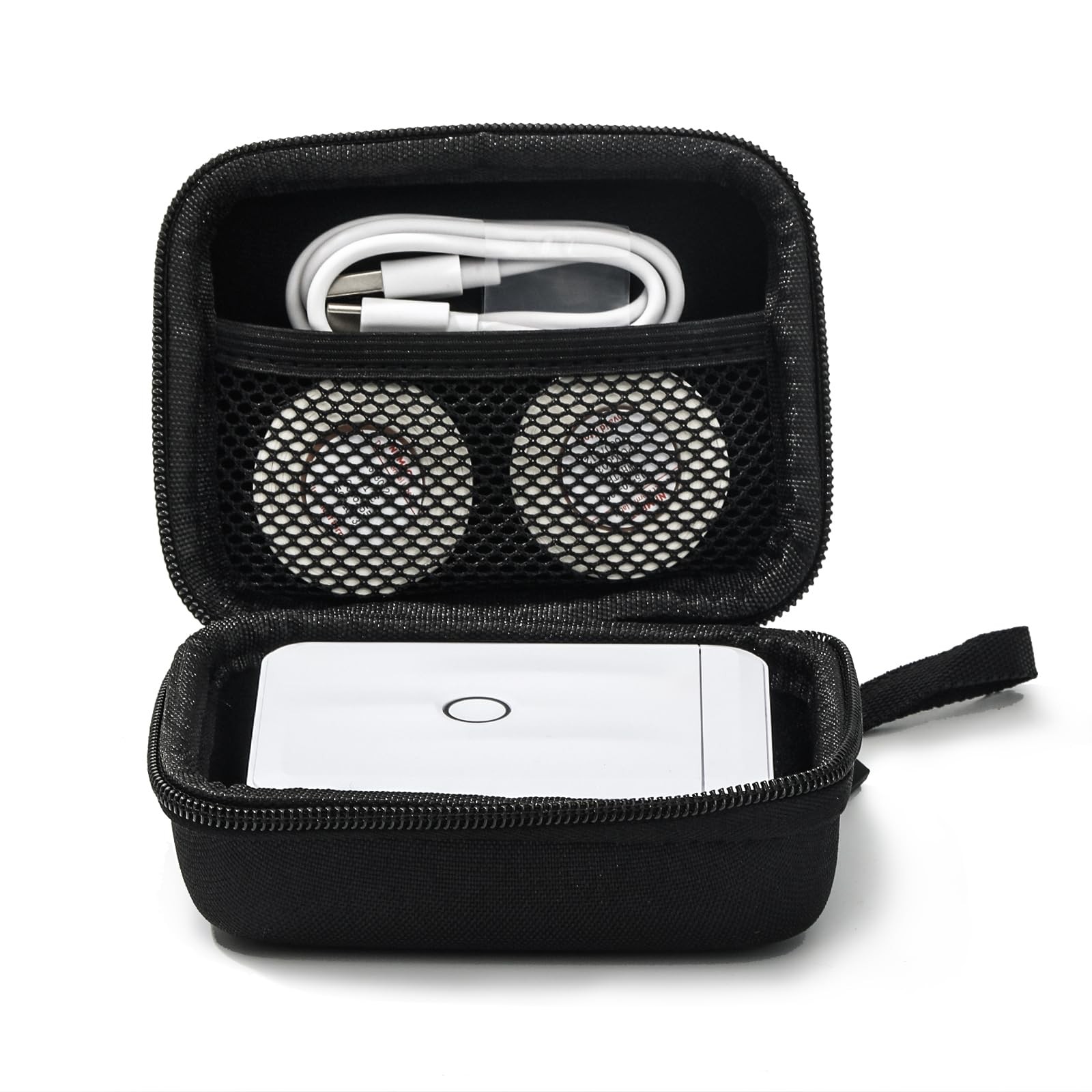 Mini Case Compatible D11 / D110 Upgraded Label Maker Storage Black Box Only