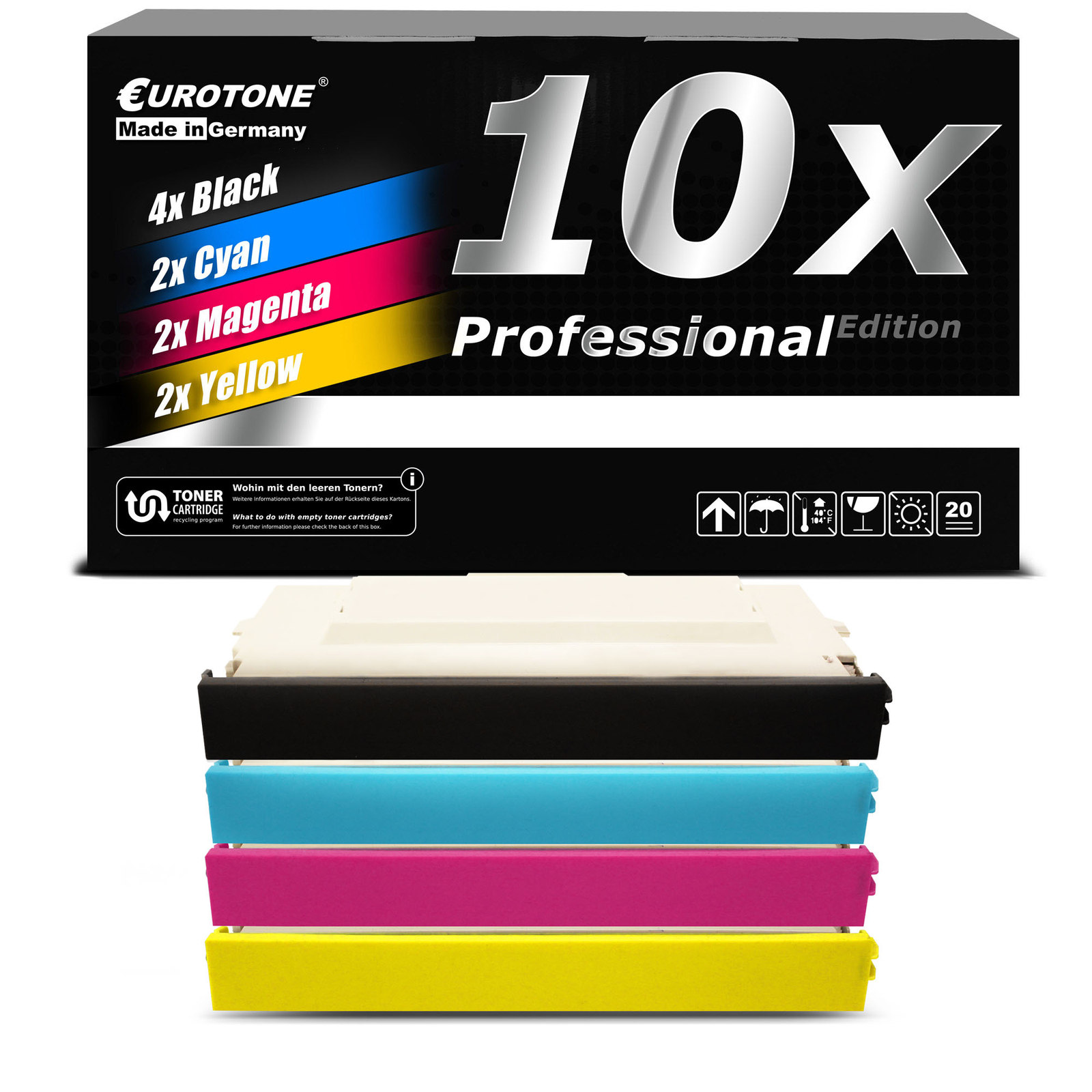 10X Eurotone PRO Toner Compatible With Brother MFC-9420-CNLT