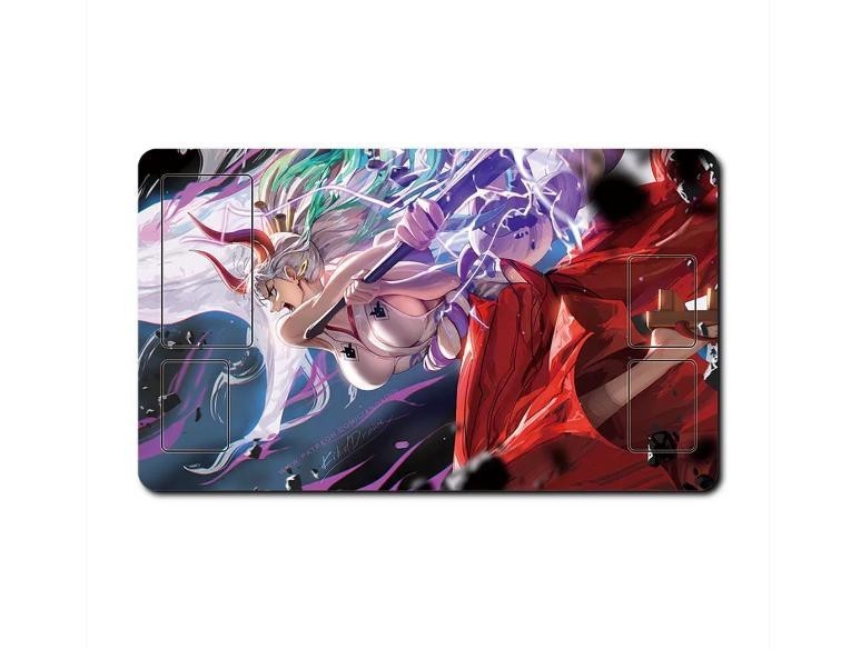 One Piece Playmat With Zones OPCG TCG Card Game Yamato  PlayMat 2mm 60X35cm