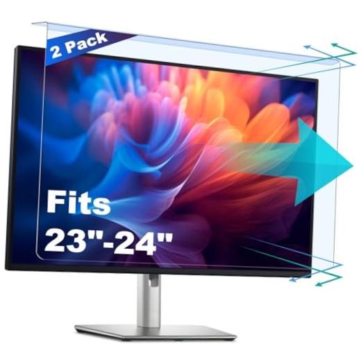 2 Pack Anti-Blue Light Anti-Scratch Screen [2 Pack] 23 - 24 Inch (Diagonal)