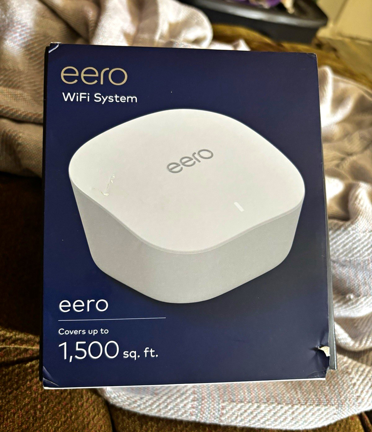 eero eero WiFi System Mesh Router Wi-Fi 1270Mbps 2 LAN Alexa White J010111