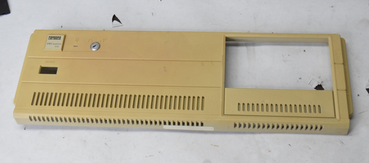 Vintage DECstation 316 Computer Front Face Plate Bezel Cover Tandy 4000