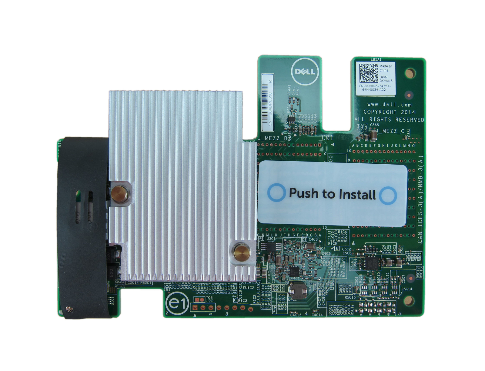 Dell Poweredge FC630 PCI-e Passthru Mezzanine Card KHKN5                        