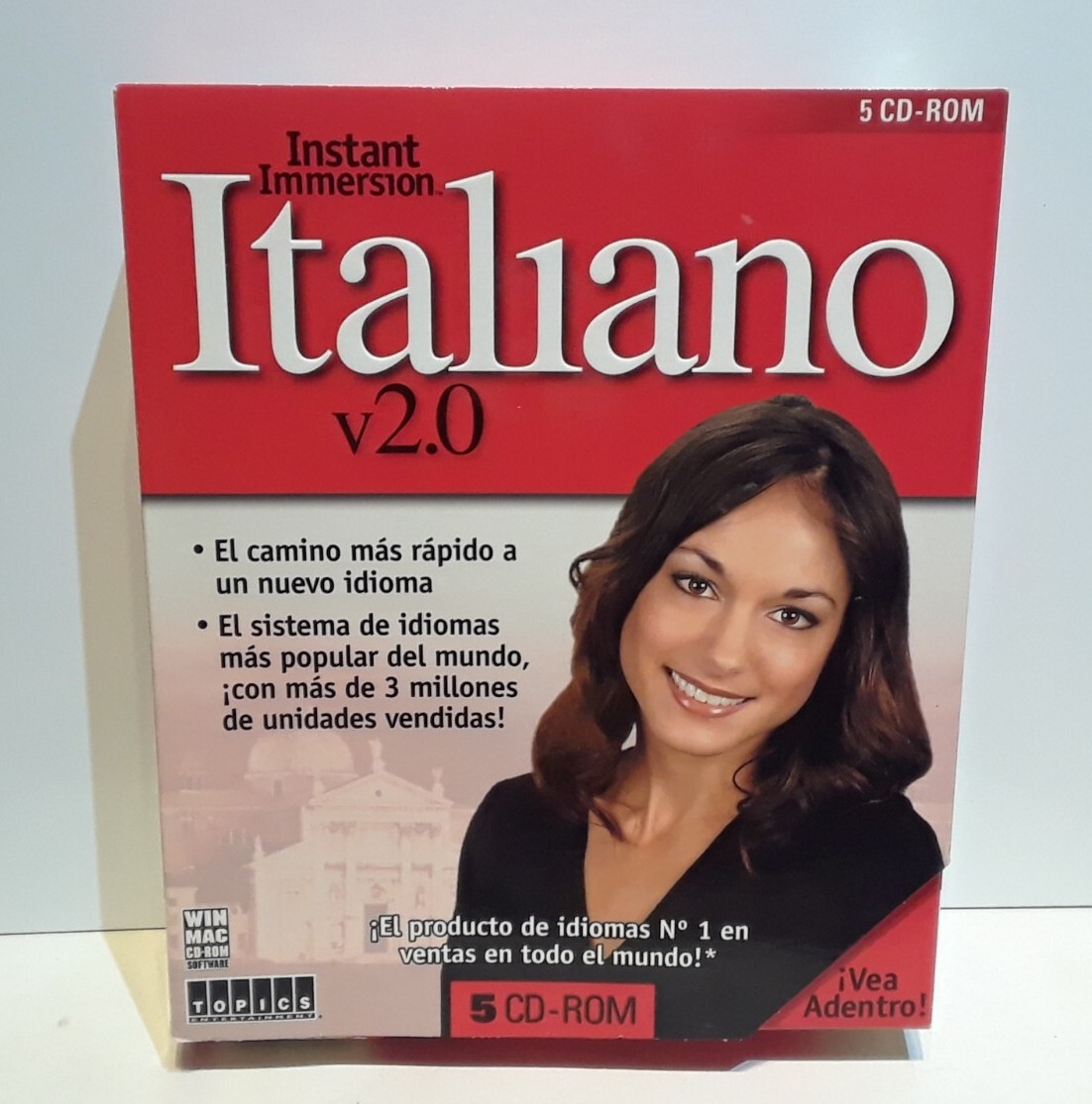 Instant Immersion ITALIANO v2.0 SPANISH VERSION 5 CD-ROM Espanol Set Window Mac