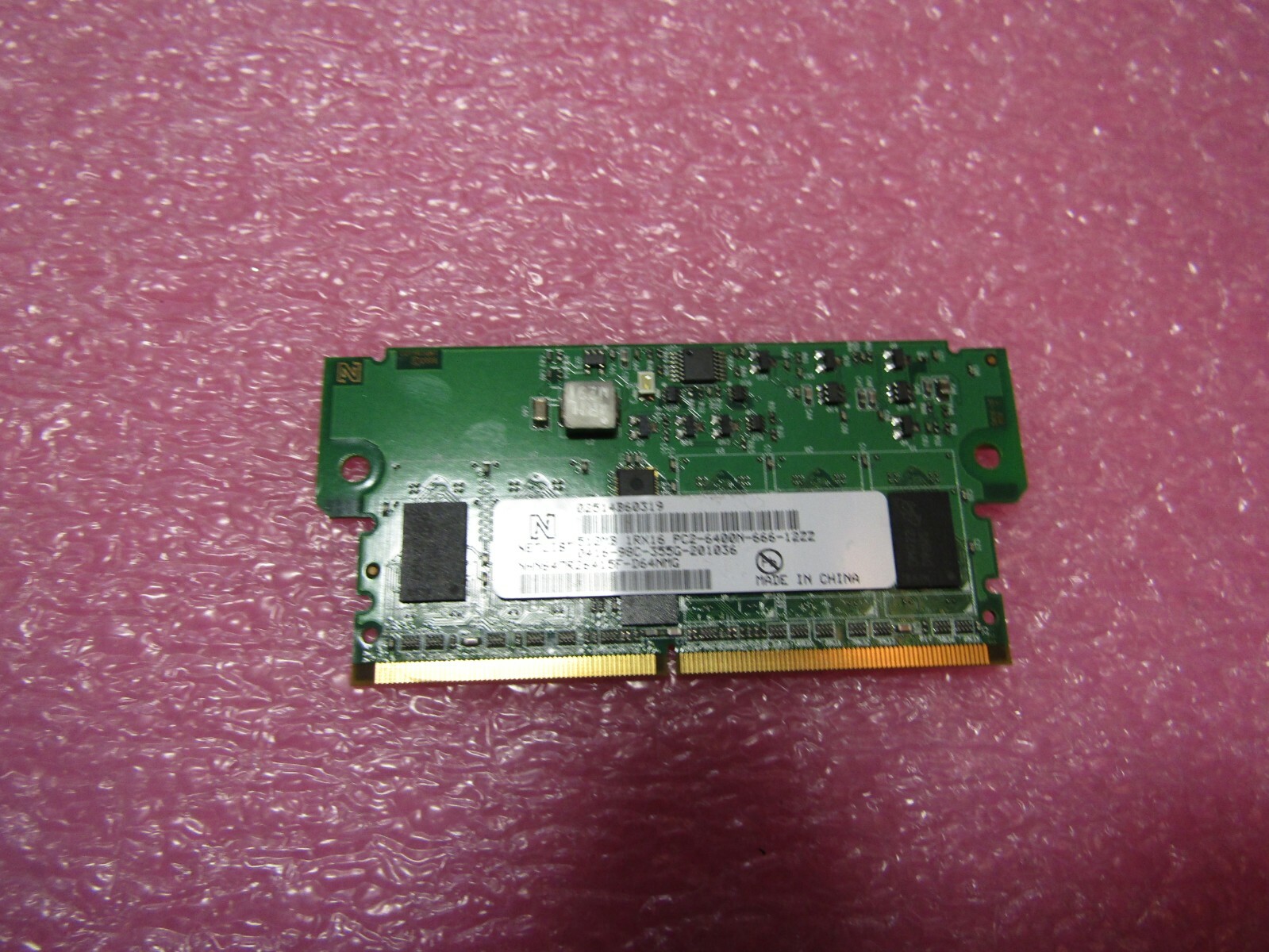 NHN647R26415F-D64NMG 512MB PC2-6400N 1RX16 NETLIST H700