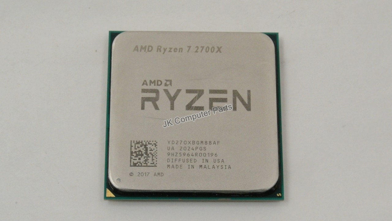 AMD Ryzen 7 2700X 3.7GHz Base, 4.3GHz Boost, 8-Core AM4 CPU