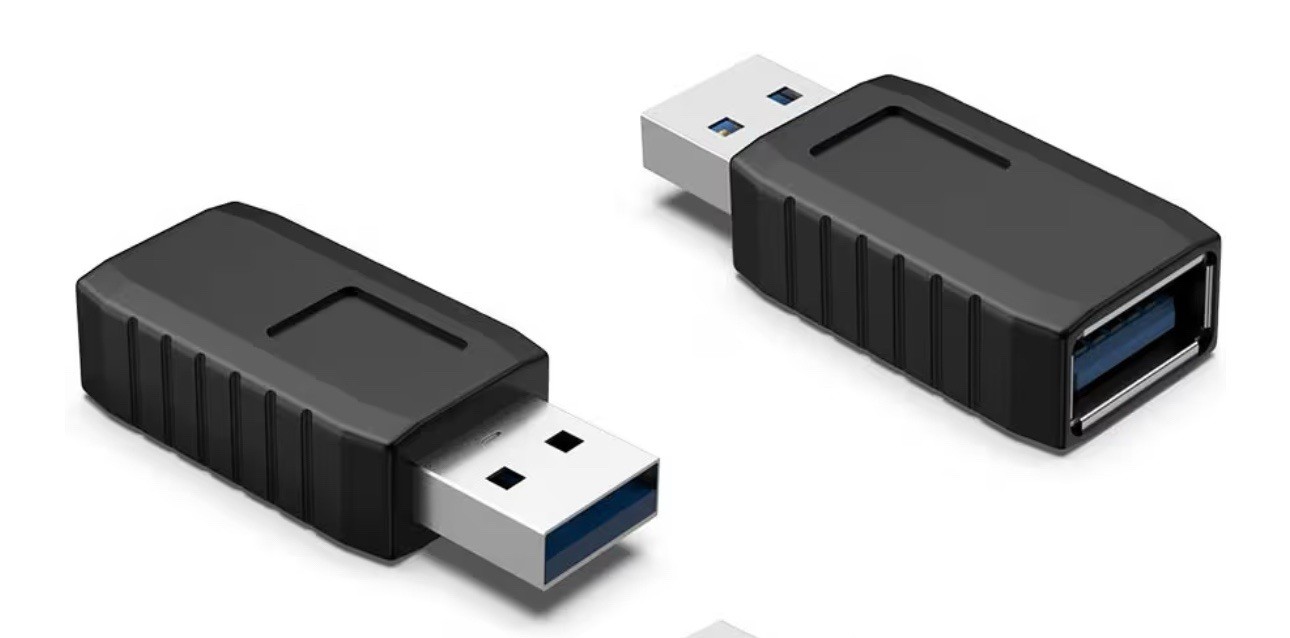 ELUTENG Male-Female USB Coupler 2 Pcs USB 3.0 Type A Adapter 5 Gbps S.Speed USB