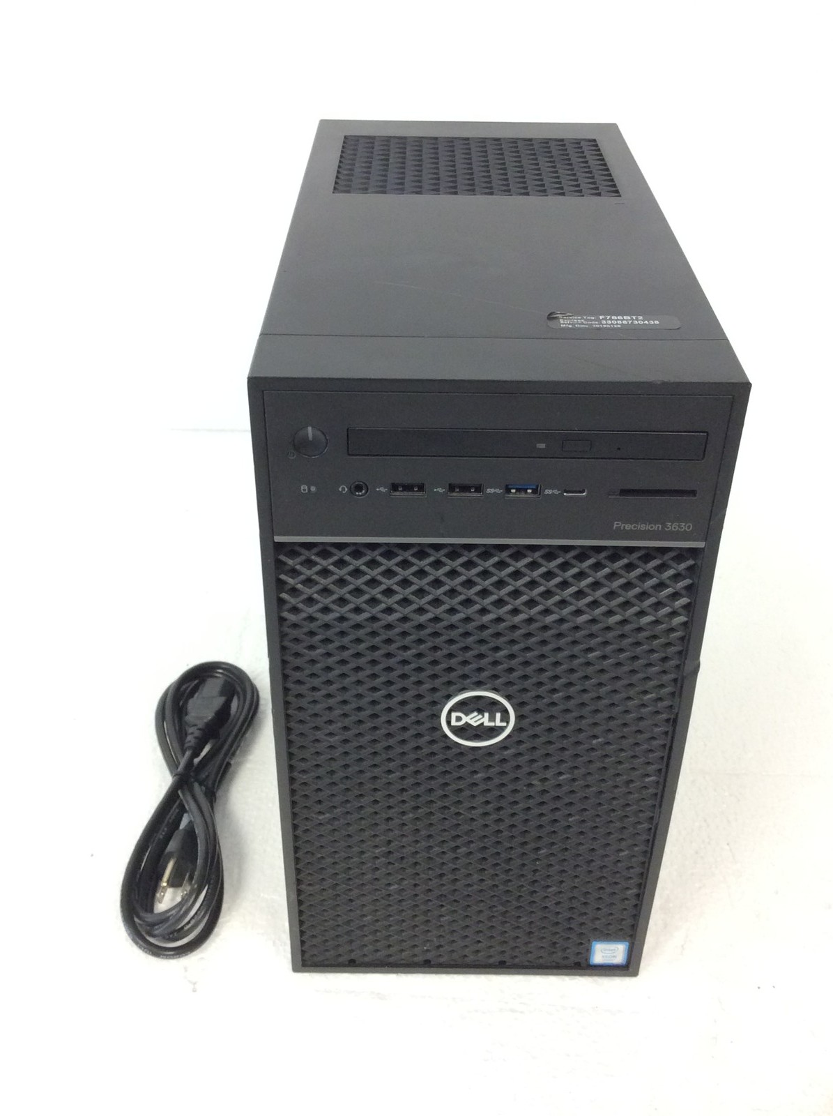 Dell Precision 3630 Tower Intel Xeon E-2136 3.30Ghz w/ DVD-RW, No HD, Ram