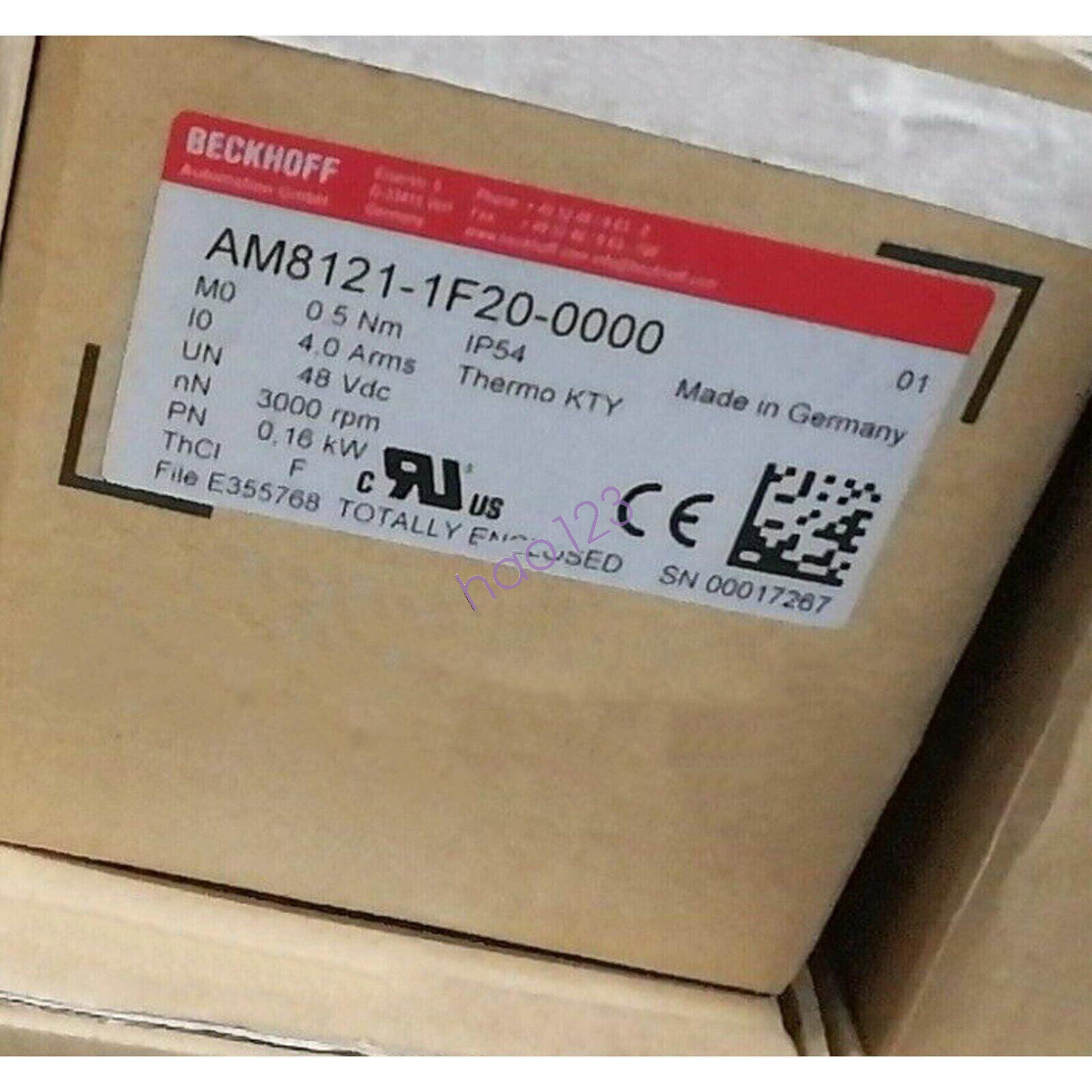 AM8121-1F20-0000 BECKHOFF Servo motor Brand New Fast Shipping By DHL/FedEx