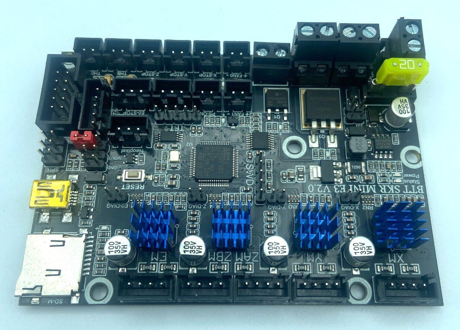 BIGTREETECH SKR Mini E3 V2.0 Control Board 32Bit Integrated with TMC2209 UART