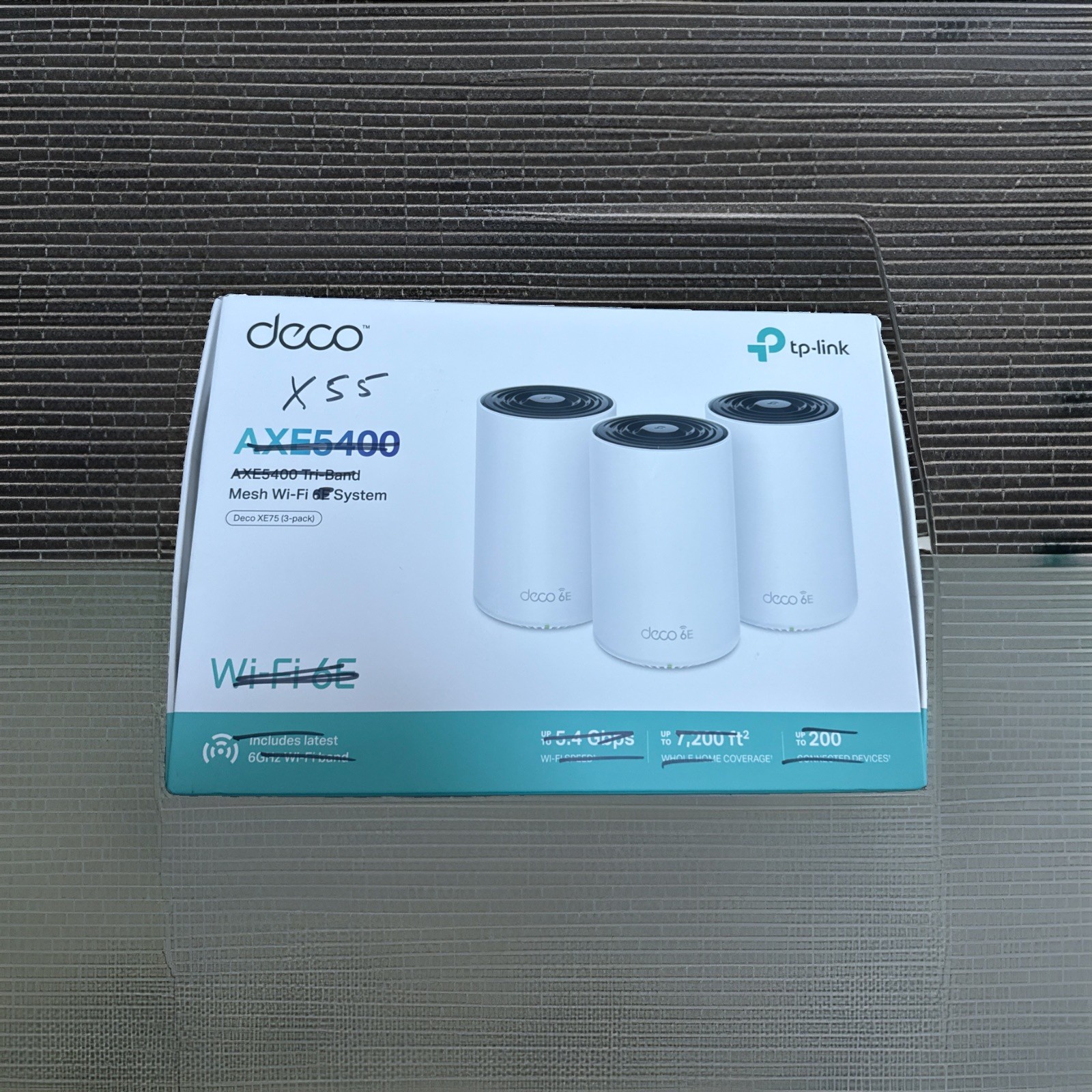 TP-LINK Deco X55 AX3000 Wi-Fi 6 Mesh Router System 3-Pack Dual-Band White
