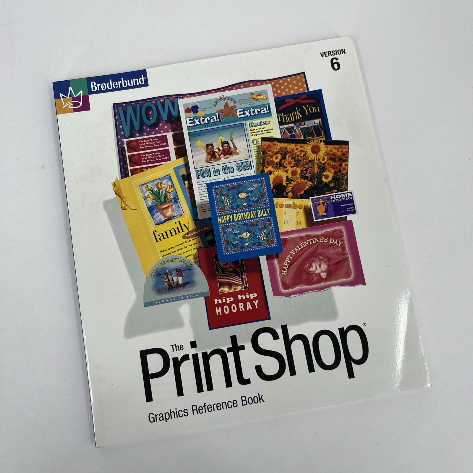 Broderbund The Print Shop Graphics Reference Book Version 6 Windows 95/98