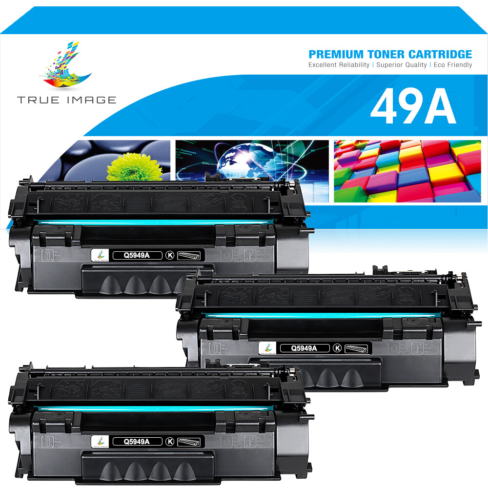 3pk Q5949A Laser Ink Toner Cartridges for HP 49A LaserJet 1160Le 1320n 3390 3392