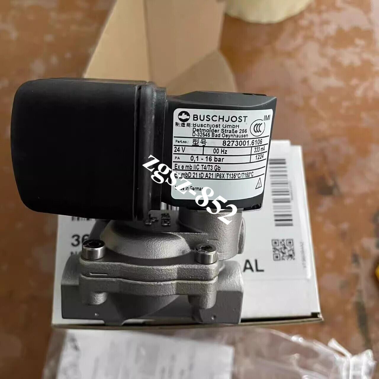 1pcs NEW IMI Buschjost Explosion-proofSolenoid Valve 8273001.6106.024.01 ,G1/4'