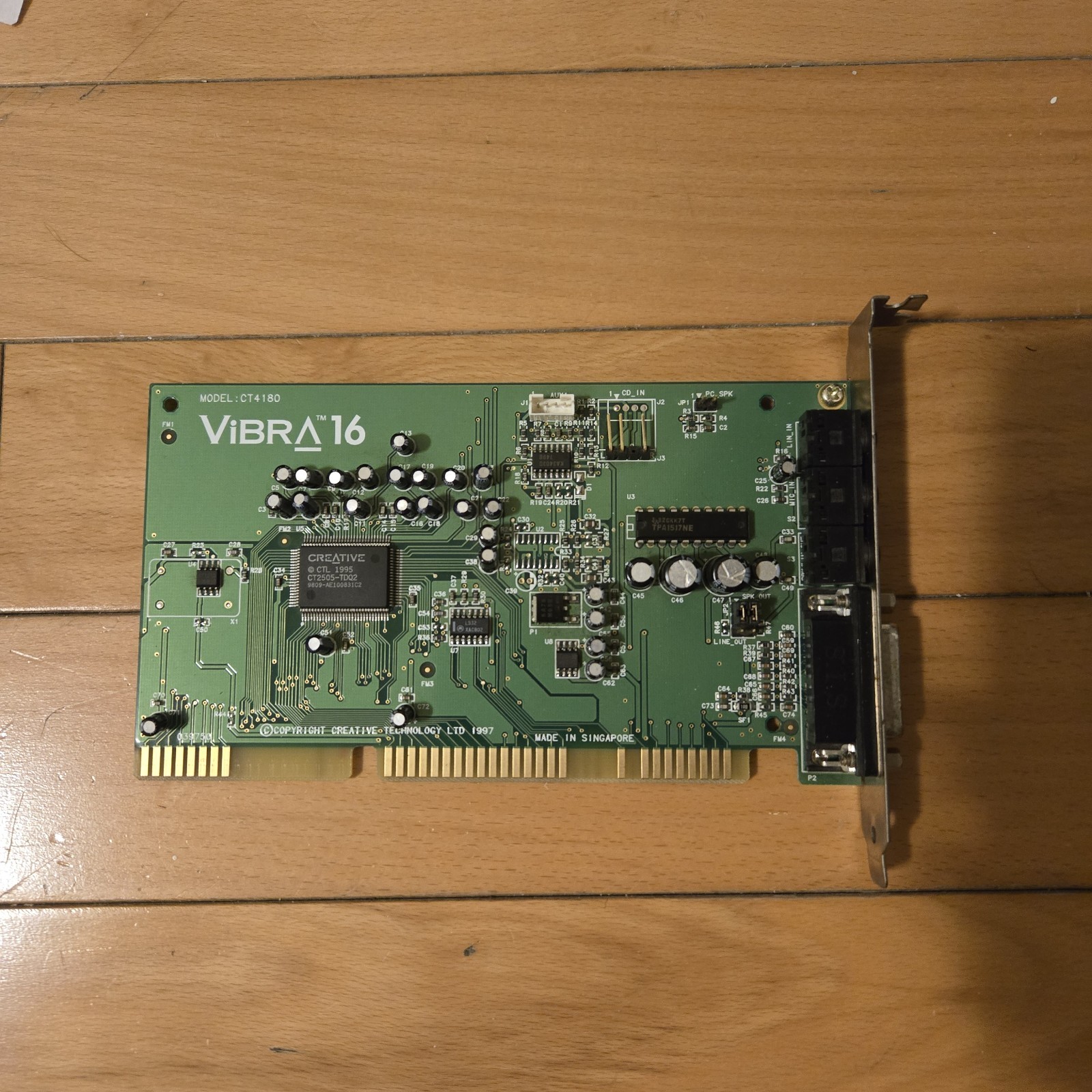 Creative Labs Vibra 16 CT4180 ISA Sound Card