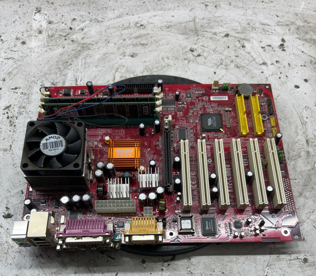 MSI KT2 Combo Motherboard Bundle W/ AMD Athlon XP 2200+ 1GB