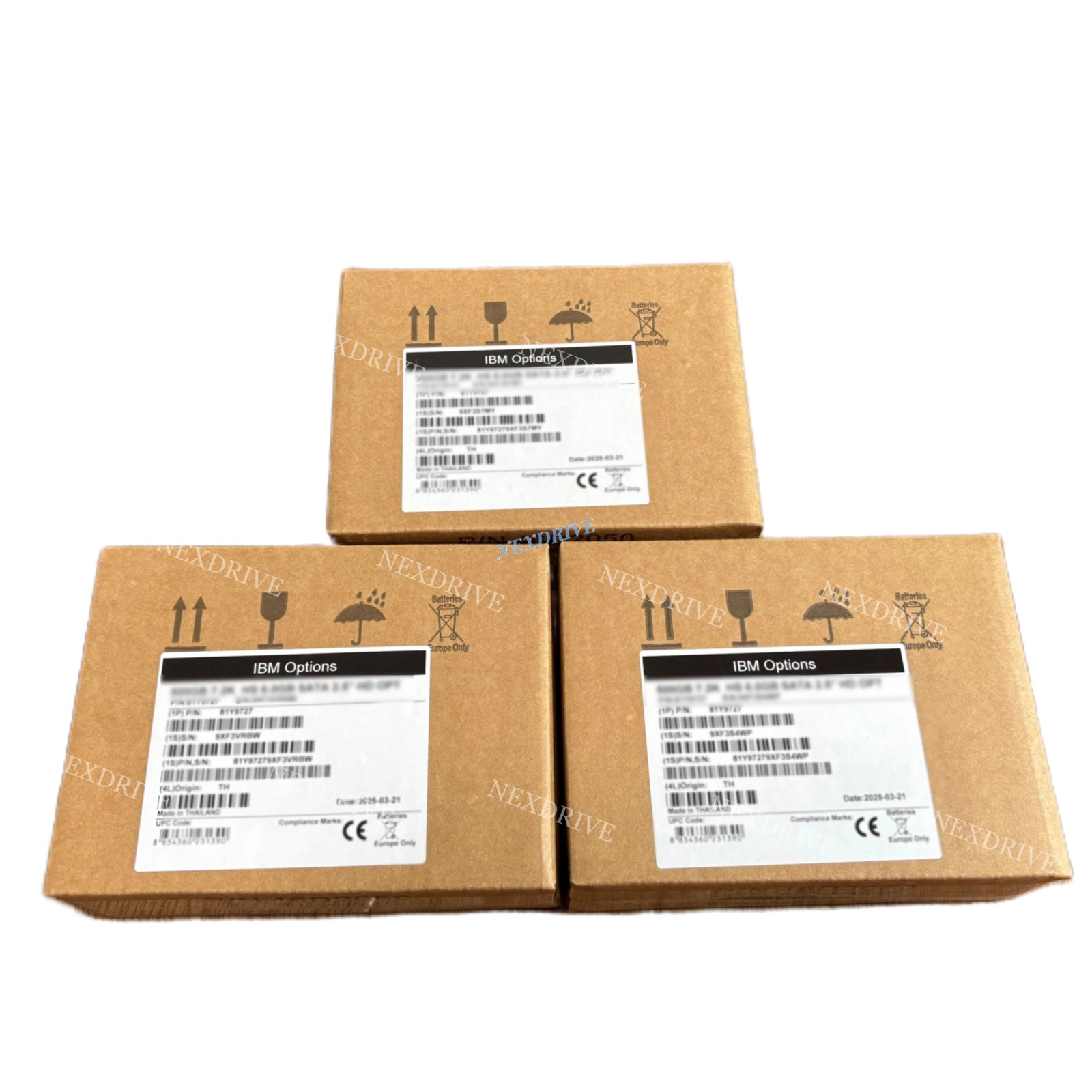 IBM 300GB 00FN460 00FN462 15K RPM SAS2 6Gb/s 2.5" HDD G2HS Enterprise Drive N‌ew
