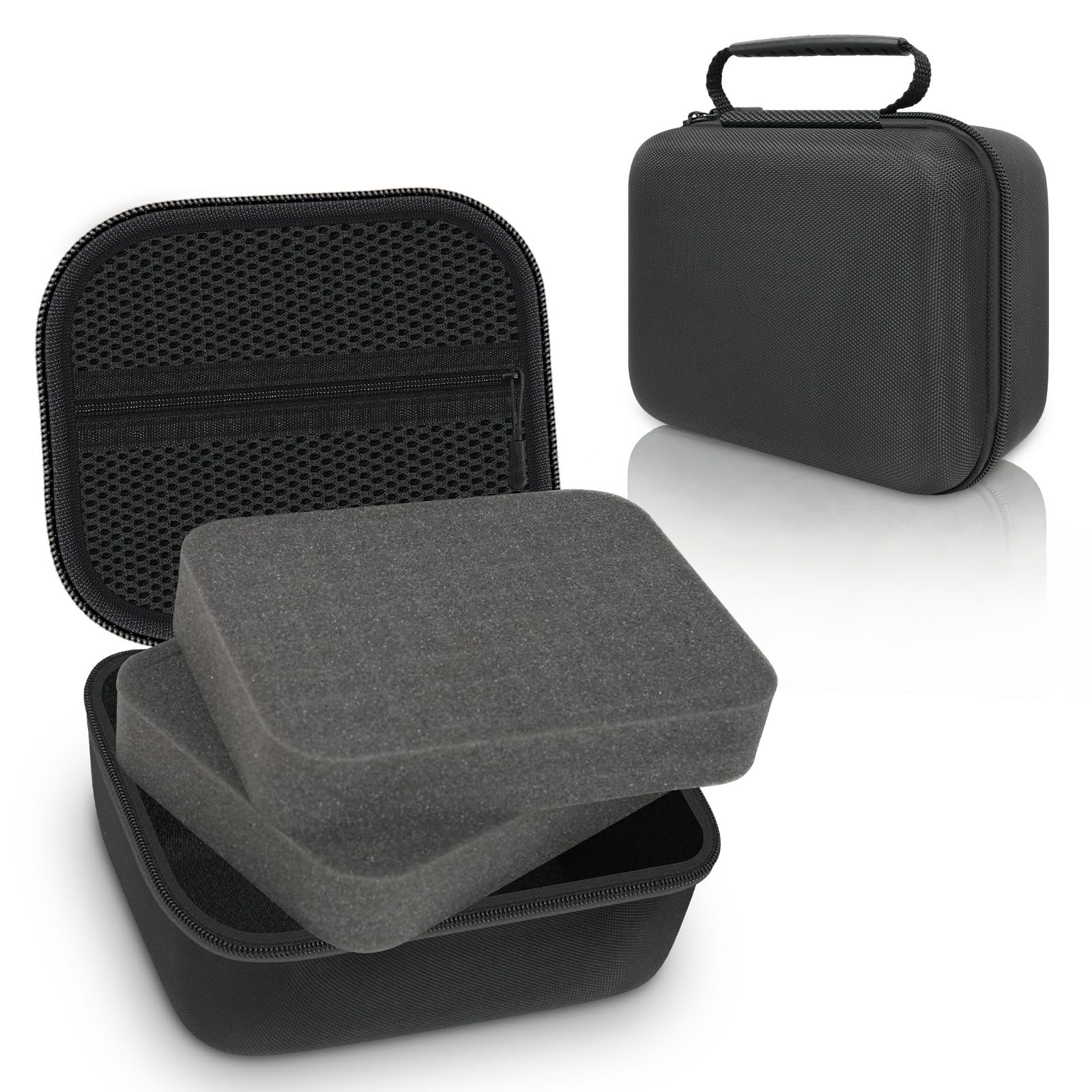 Hard Storage Case 7.1×5.5×3'' with DIY Custom Foam for Electronics Devices