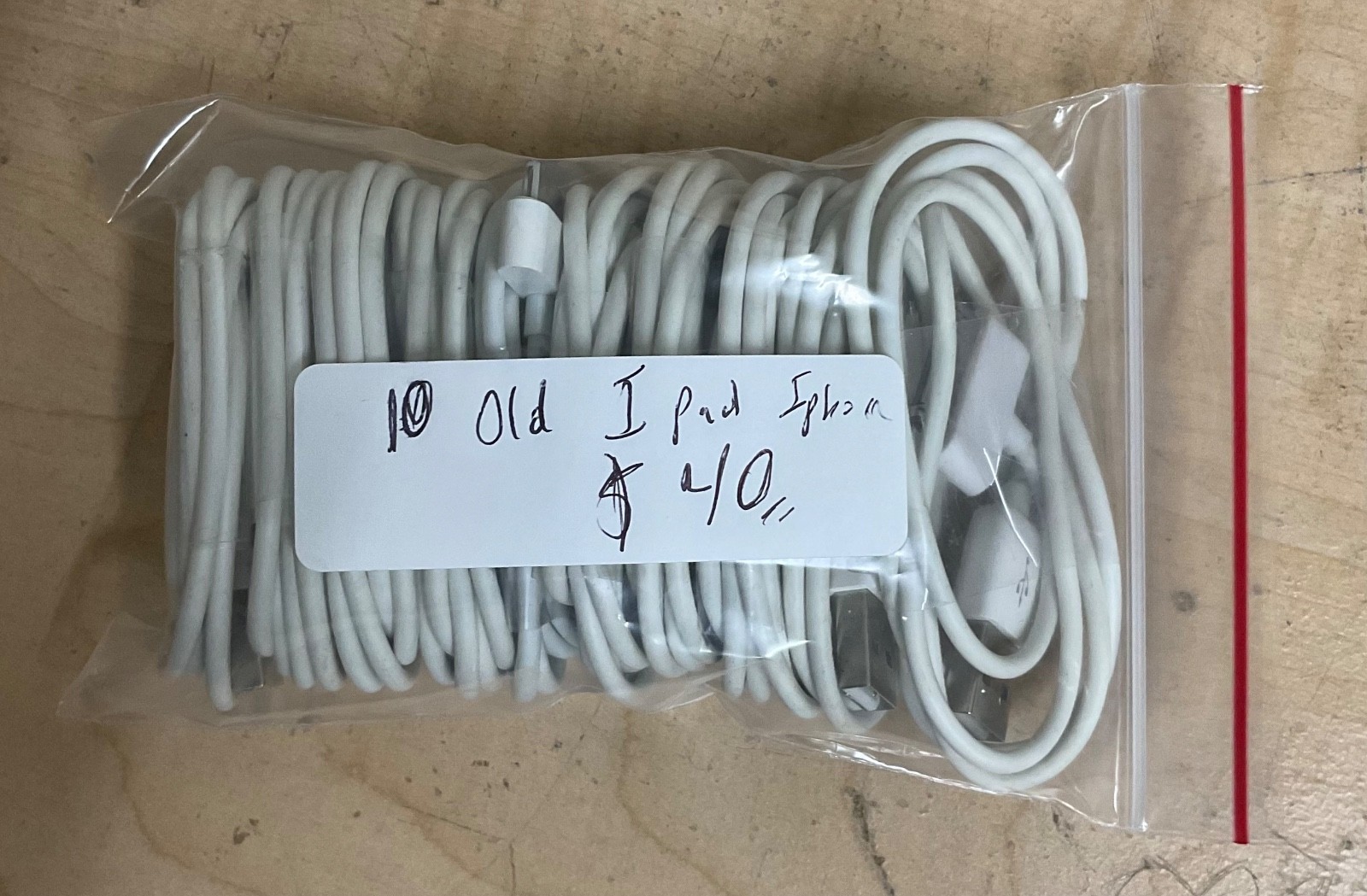 Lot of 10 30 Pin USB Data Sync Cable Charger Apple iPad 1 2 3 iPod Touch classic
