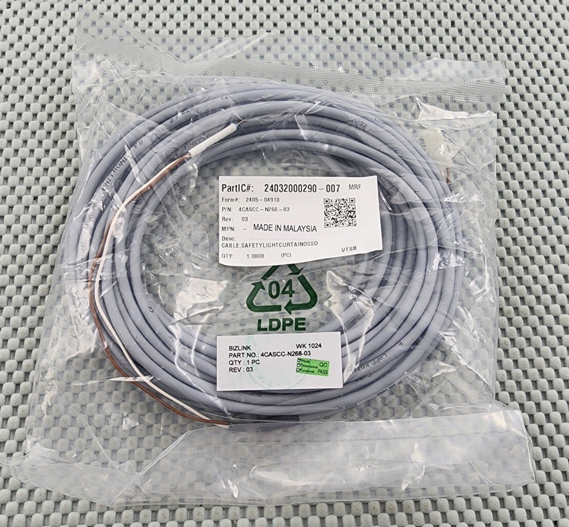 BIZLINK CABLE SAFETY LIGHT CURTAIN OSSD 4CASCC-N268-03