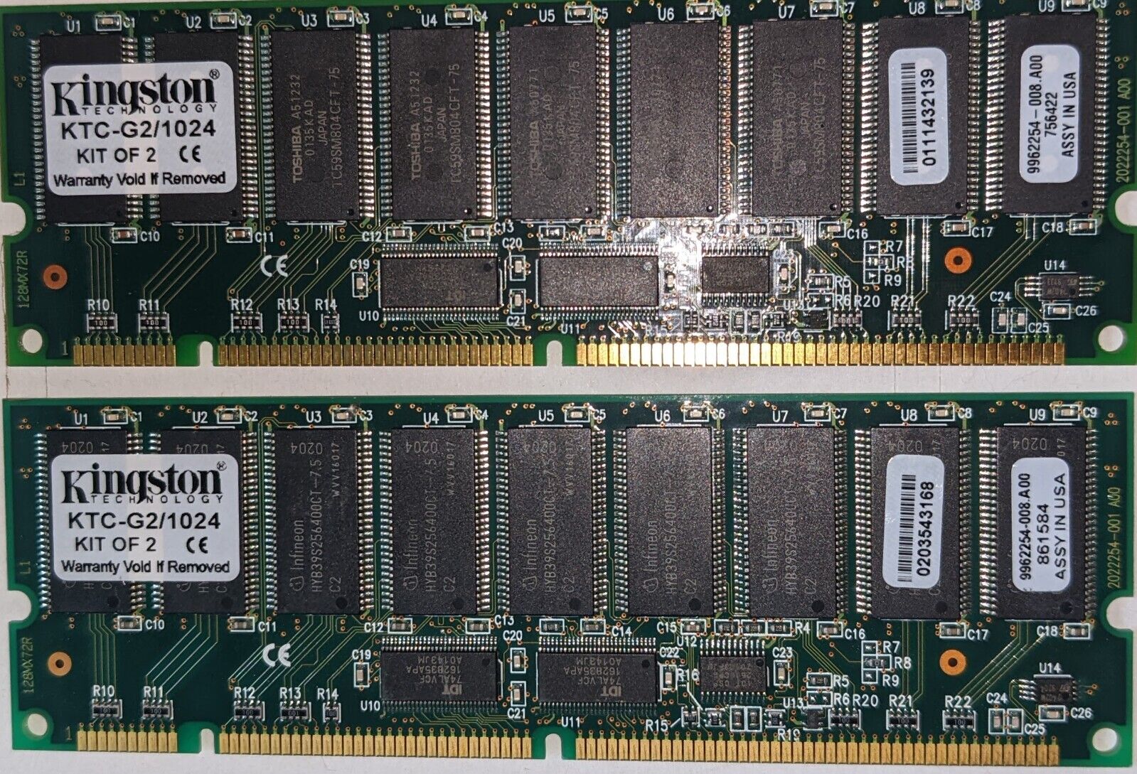 Kingston KTC-G2/1024 1024MB Server Memory Kit (210694-B21)