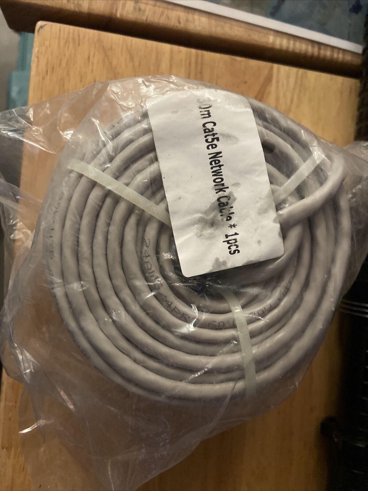 OEM Cat 5e Ethernet Network Cable GRAY 100ft (30m) Factory Unused NIB