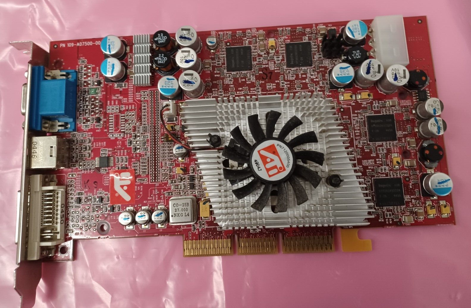 Used ATI Radeon 9800 PRO Apple Mac edition 128MB DDR AGP8X Graphics ...