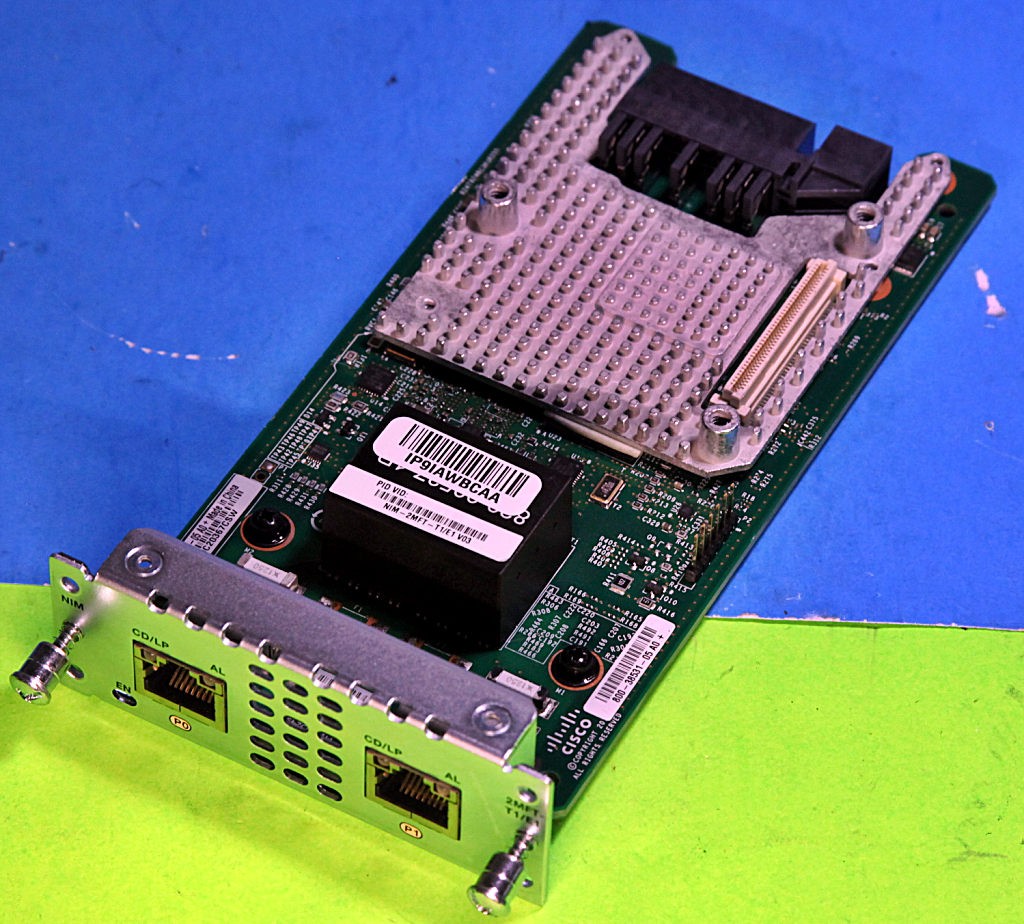 NIM-2MFT-T1/E1 Cisco 2 Port WAN Voice Module