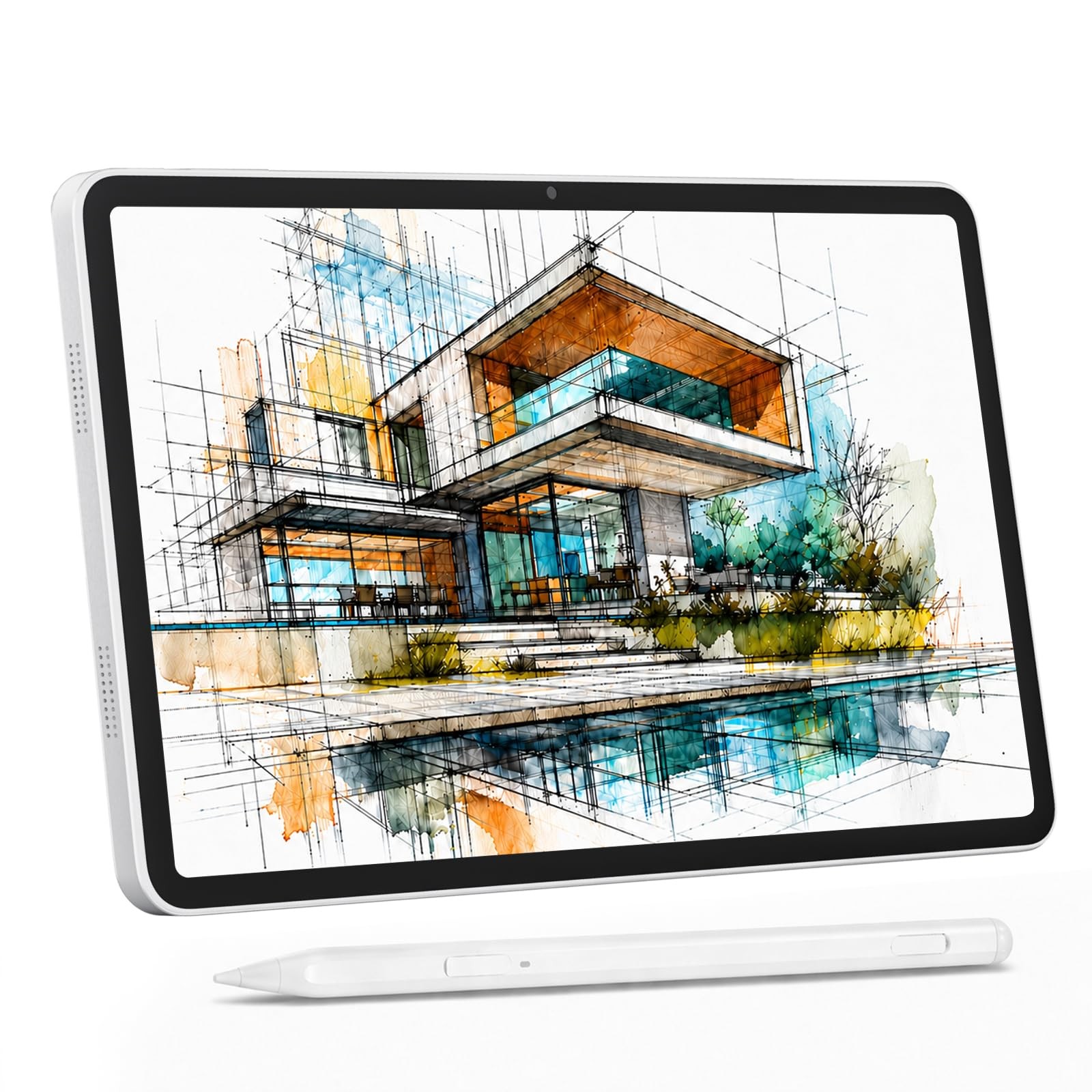 12-Inch Standalone Drawing Tablet No Computer Needed: 4096-Level Stylus Blue