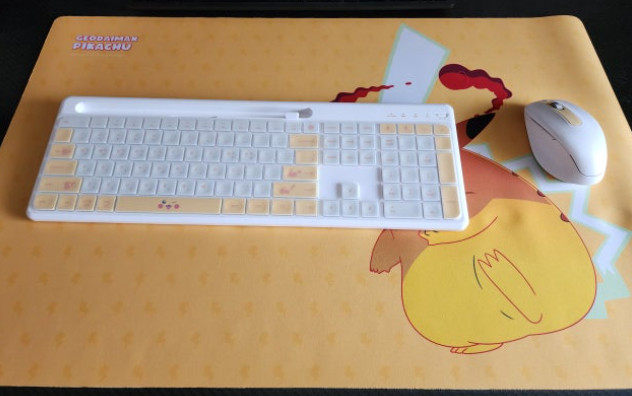 [Set] Pokemon Pikachu or Gengar PK740R Wireless Keyboard Mouse Pad Set Membrane
