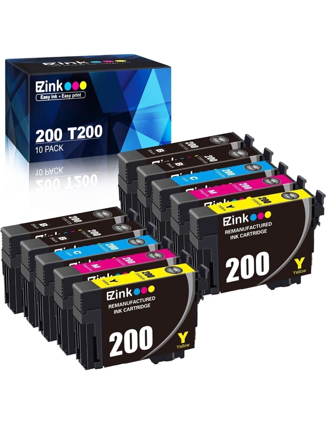 E-Z Ink (TM) Remanufactured Ink Cartridge Replacement for Epson 200 Printer 