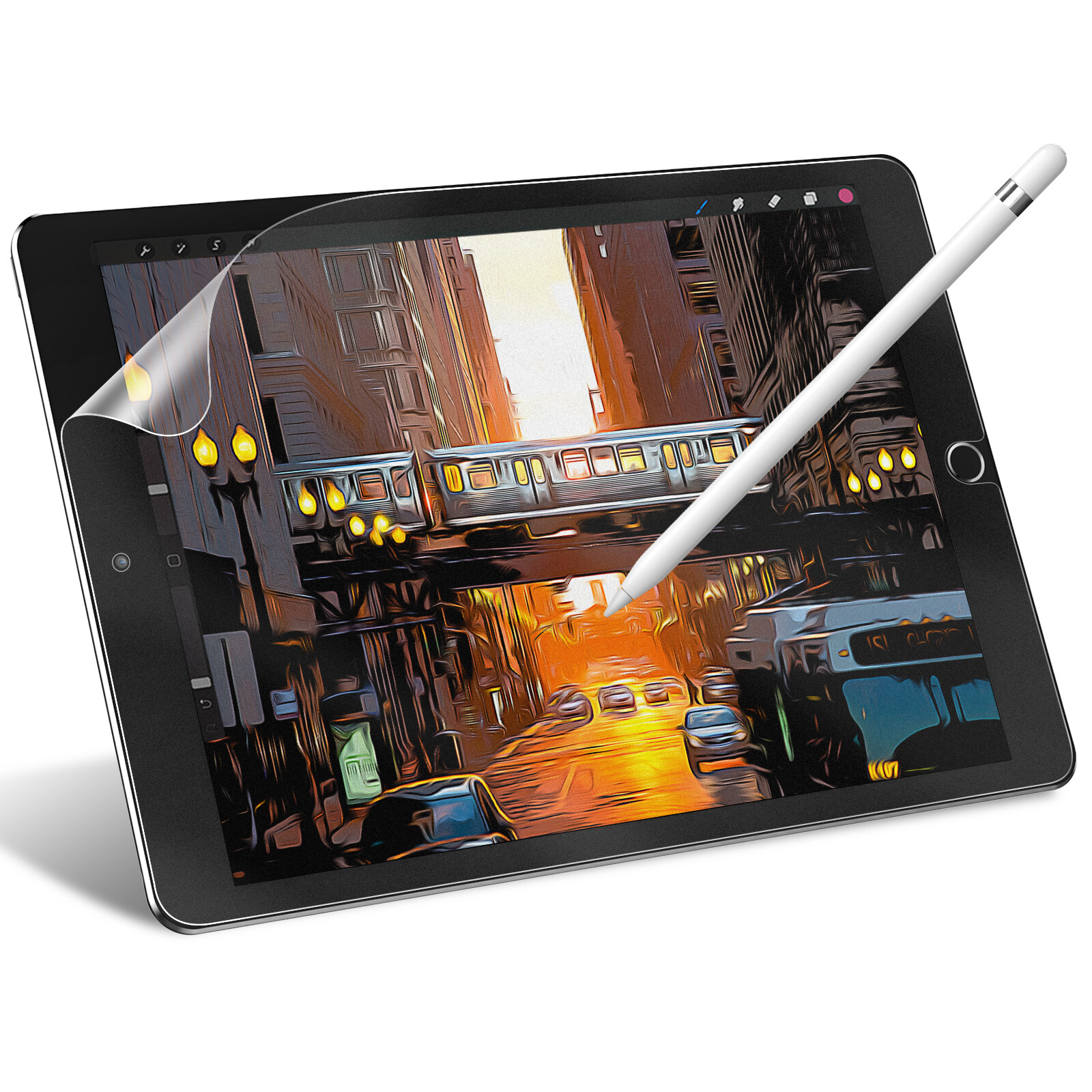 PET Paper Screen Protector for iPad 9/8/7 10.2-Inch (2021/2020/2019 Model)
