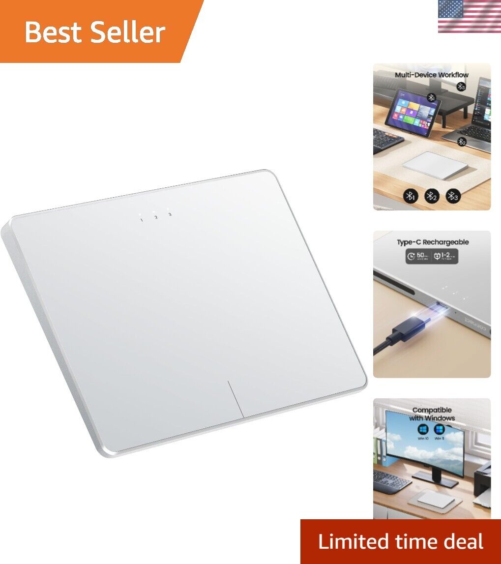 Wireless Trackpad, High Precision Touchpad for Windows, Bluetooth Trackpad Mo...