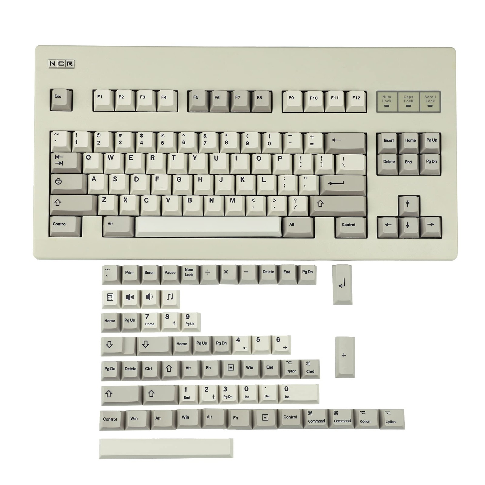 143 PCS Shenpo Cherry Profile PBT Mac Keycaps Fits 104/96/75 GK61 GMMK NCR80