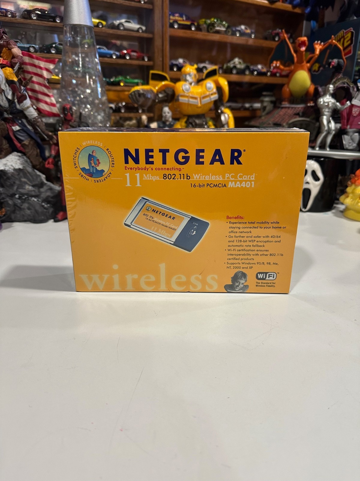 Vintage NetGear MA401 80211b Wireless PC Card PCMCIA 11 Mbps  G1N