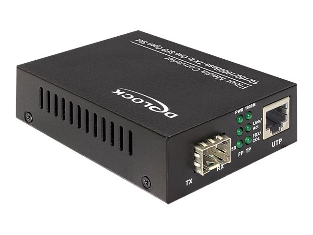 Delock Media Converter to SFP Media Converter 1GbE Converter 86220
