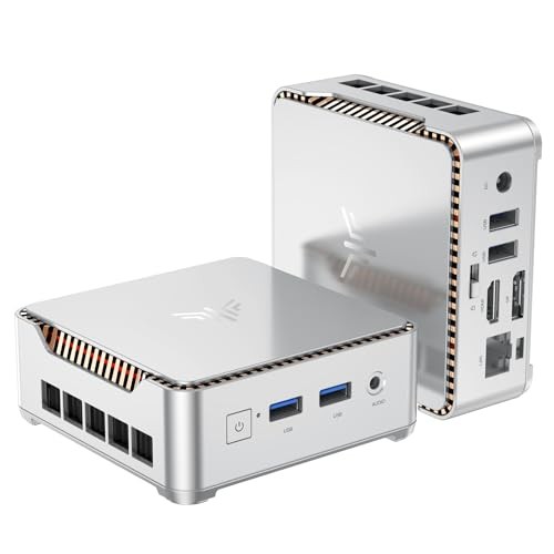 KAMRUI ESSENX E2 N150 MINI PC, 8GB DDR4 256GB SSD MINI COMPUTERS - SILVER