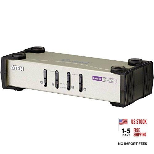 CS84U 4-Port PS/2-USB KVM VGA Switch - Control up to 4 VGA Computers for