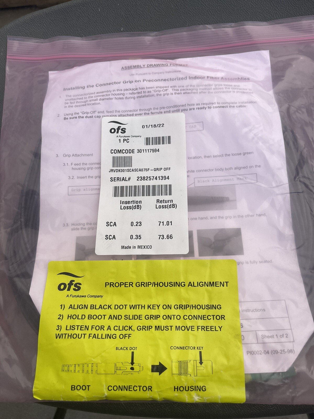 OFS Fiber Optic Cable 75ft