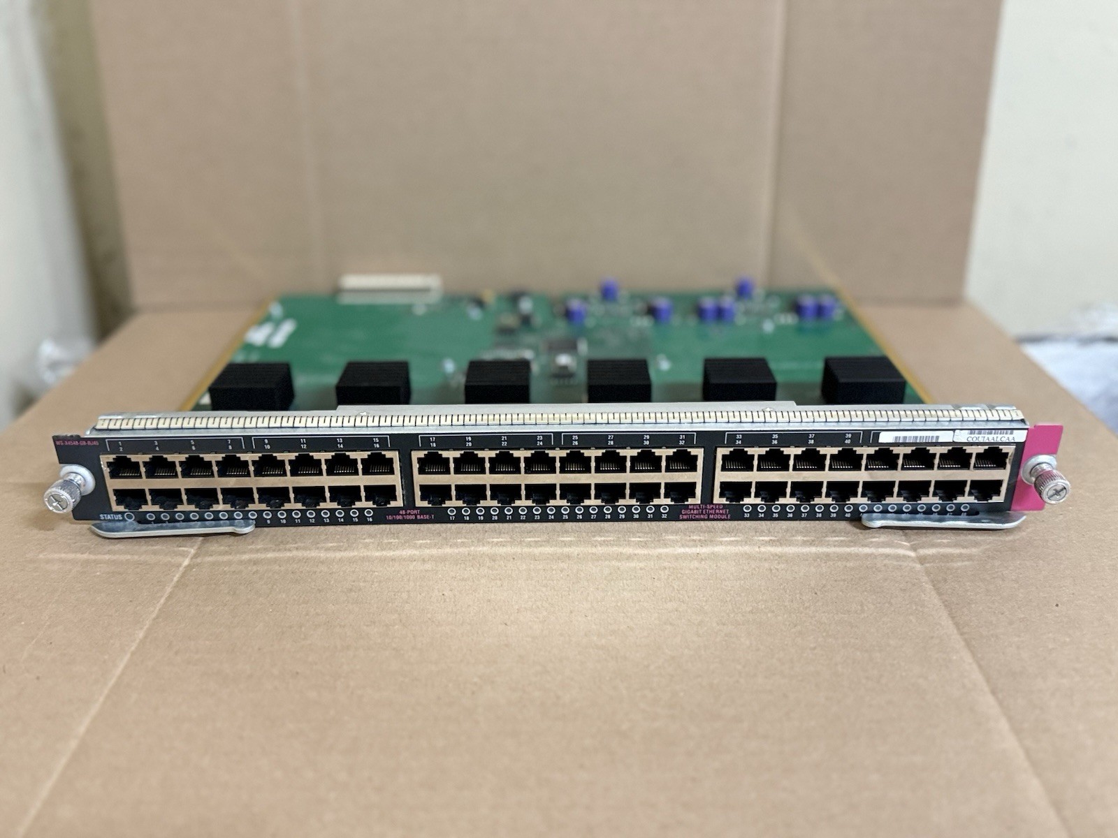 Cisco WS-X4548-GB-RJ45 48-Port Gigabit Ethernet Switch Module Catalyst 4500