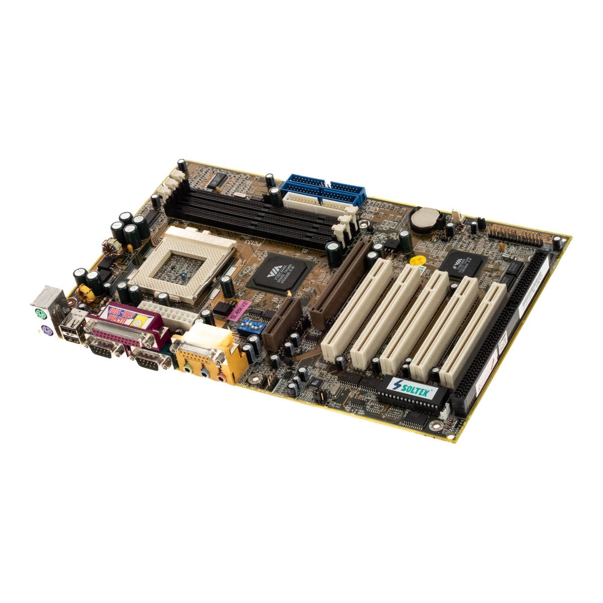 Mainboard Soltek SL-65KV2 Socket PGA370 SDRAM AGP PCI ISA AMR ATX