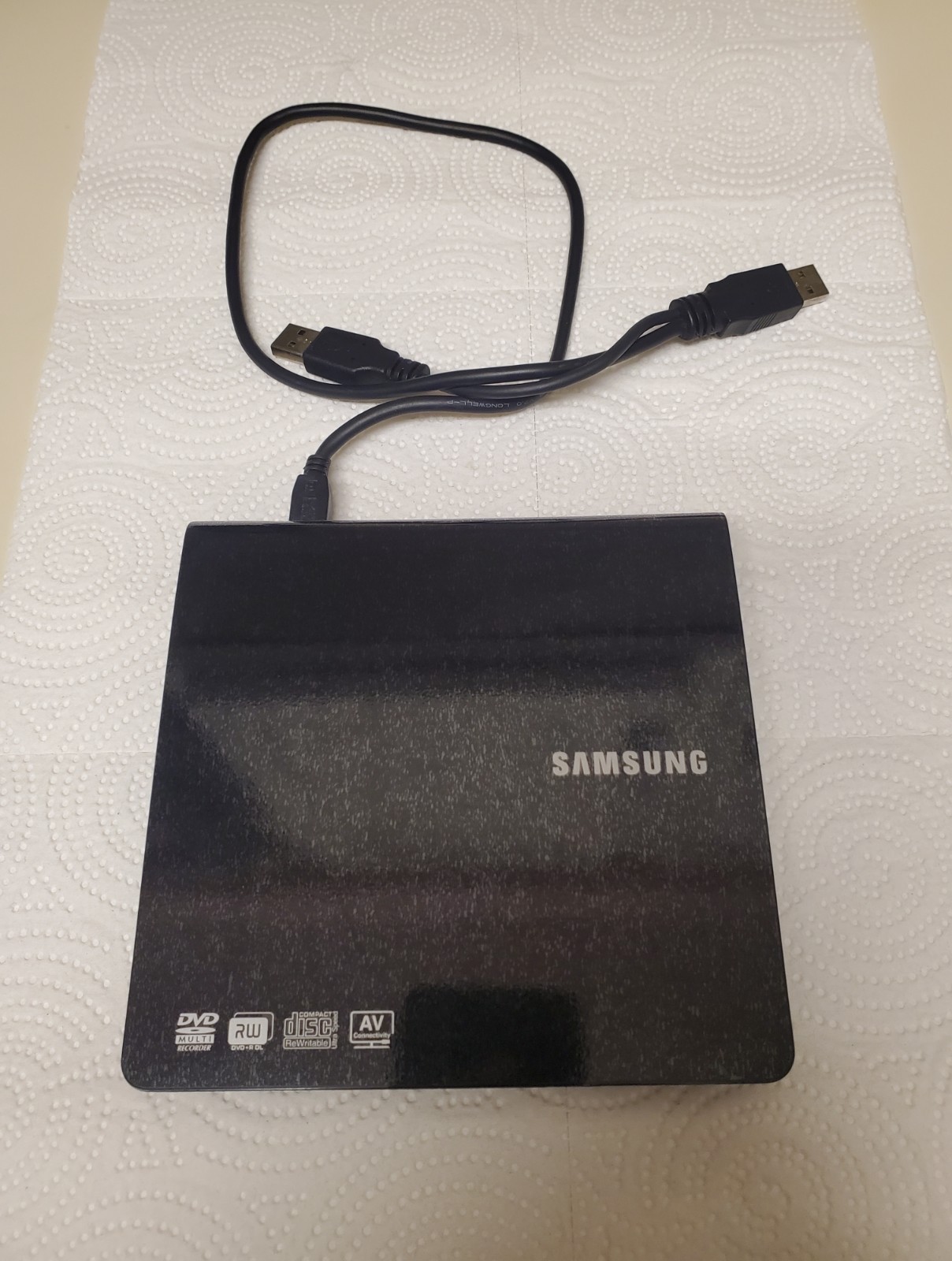 Samsung USB Ultra Slim Portable External DVD Writer SE-208