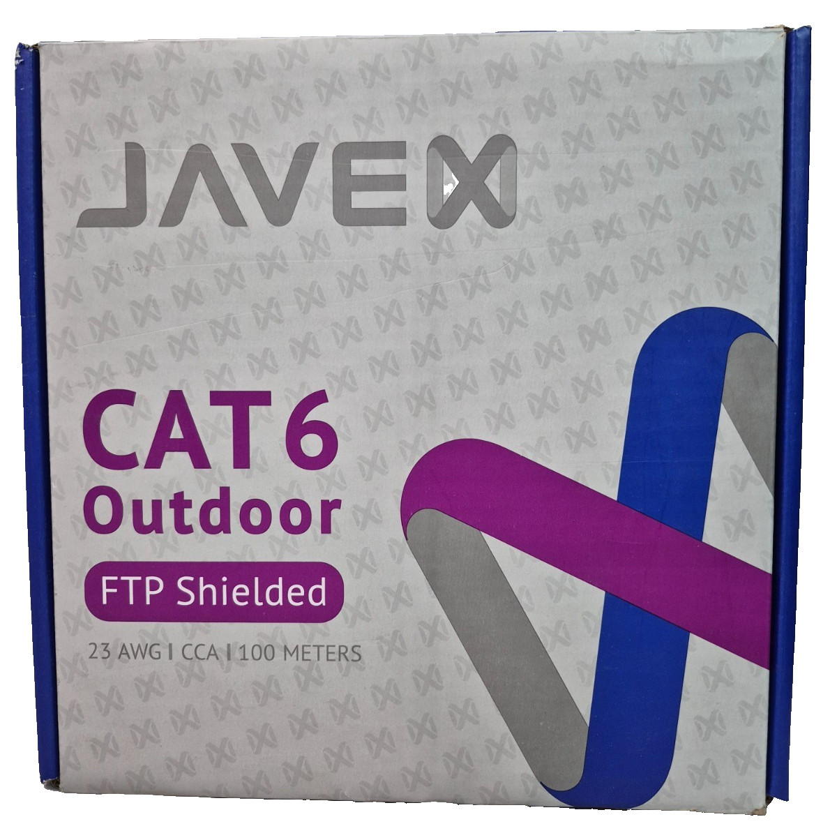 JAVEX CAT6 FTP Outdoor Ethernet Cable, 23AWG CCA Patch Cord, 100M