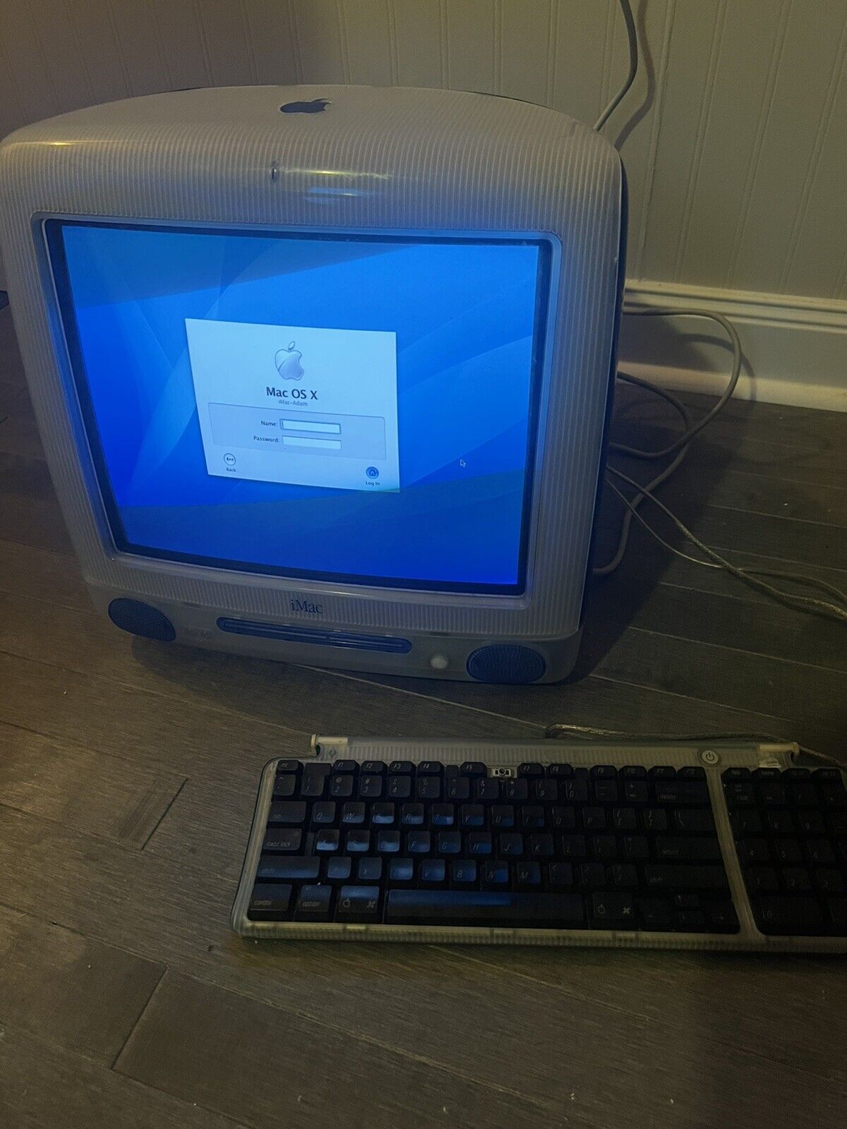 Vintage Apple Computer G3 blue