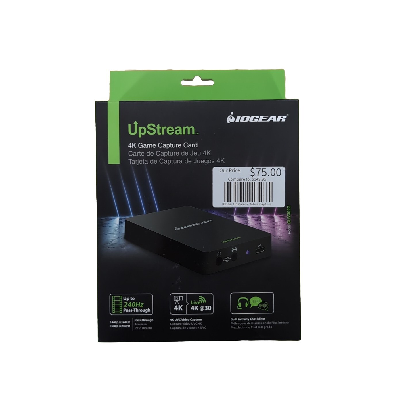 IOGEAR UpStream 4K Game Capture Card - Brand New